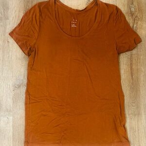 a new day Women's Short Sleeve Top in Burnt Orange